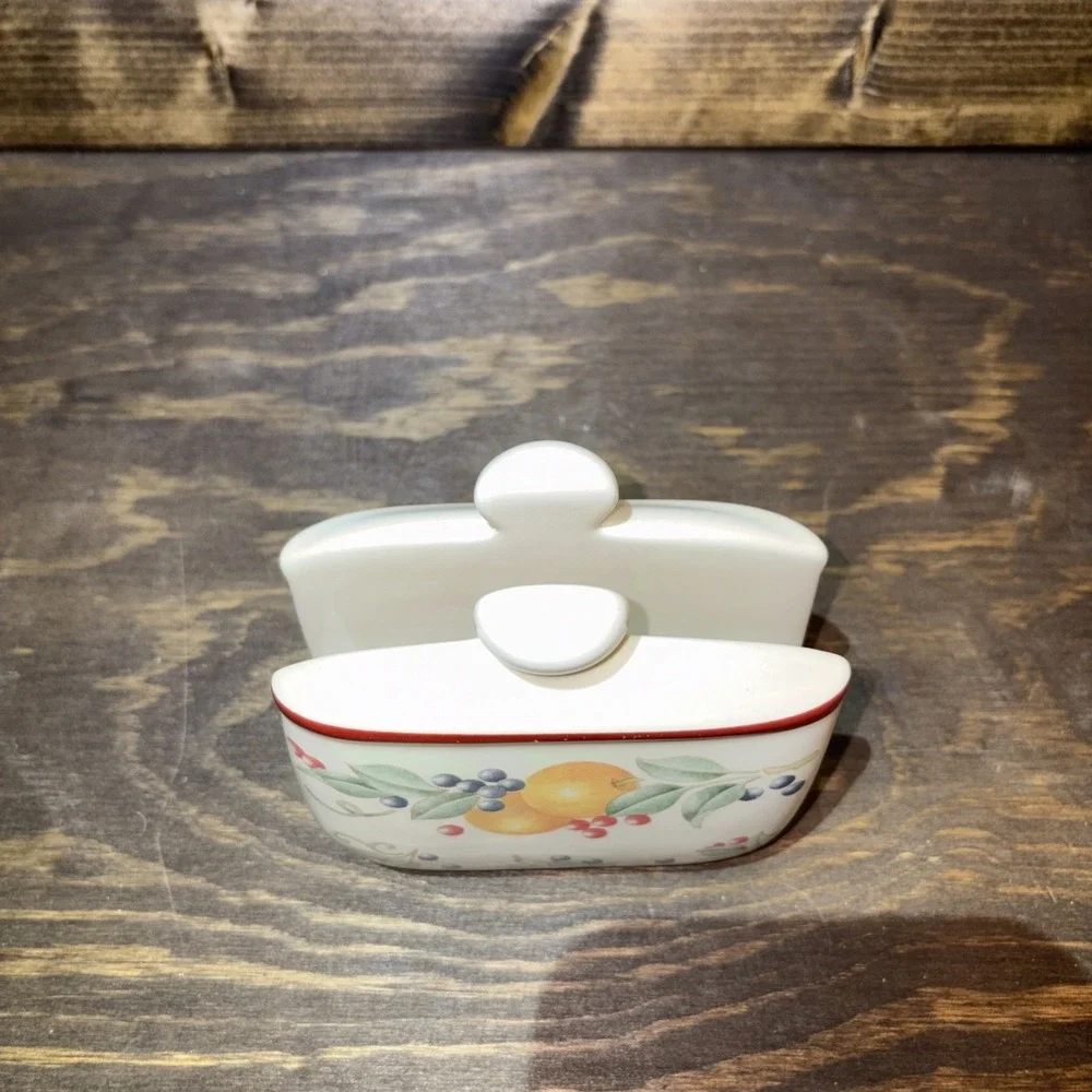 Corelle Coordinates ABUNDANCE Fruit Pattern NAPKIN HOLDER by Jay Import Company